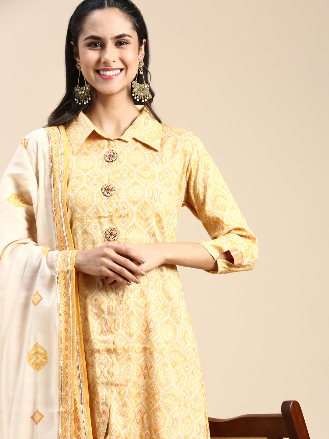 Buy Reeta Fashion Yellow Color Georgette Chiffon Blend Plain Kurti For  Women Online at Best Prices in India - JioMart.