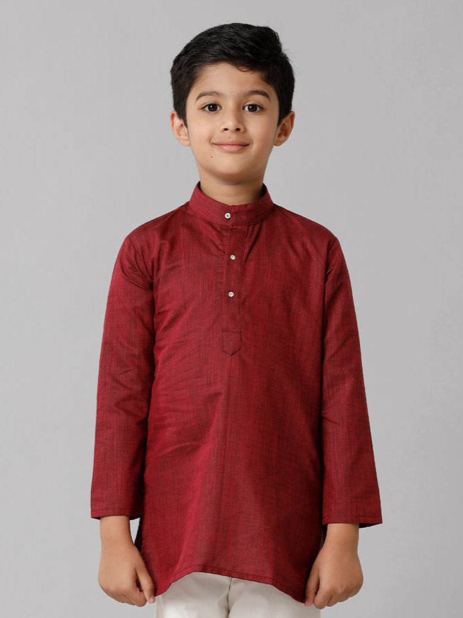 Boys Fantastic Kurtha Full Sleeves Maroon FS7