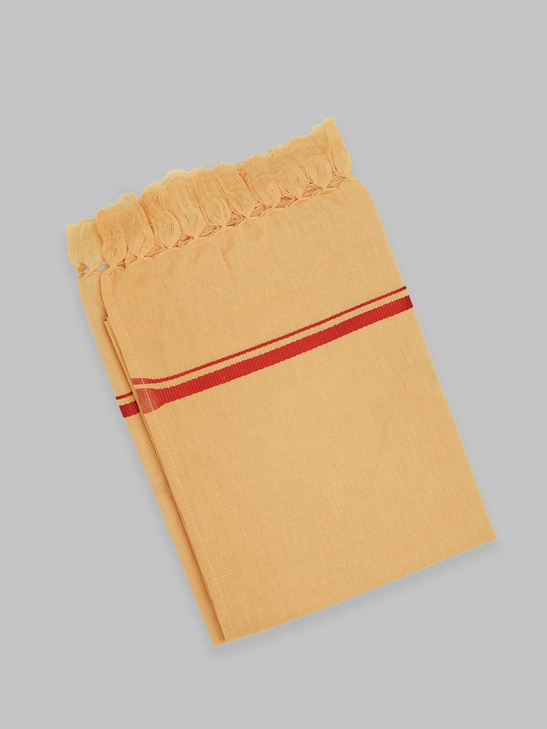 Men Assorted Border Devotional Towel Light Kaavi Hariharan (Pack of 2)