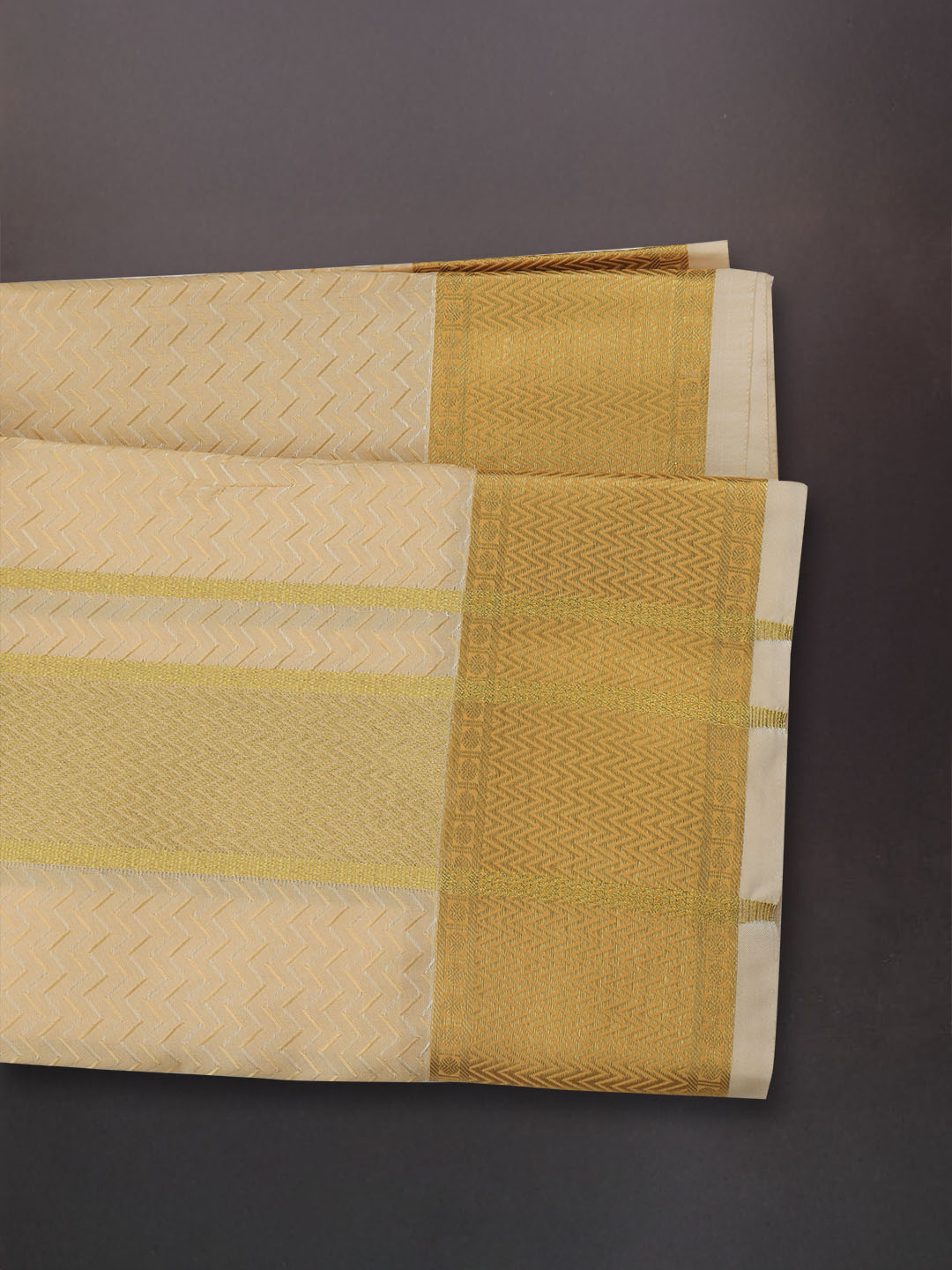 Men Art Silk Dhoti & Shirting Set Peach Mangalakara 140k (2 in 1) M31
