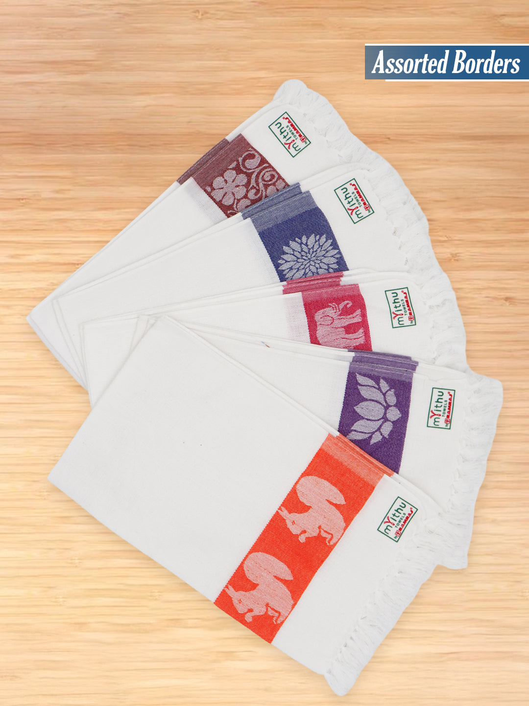 Design Napkin Towel 741W (Pack of 5)