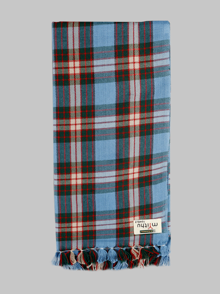Light Weight Cotton Colour Checked Bath Towel Chapter-Design one