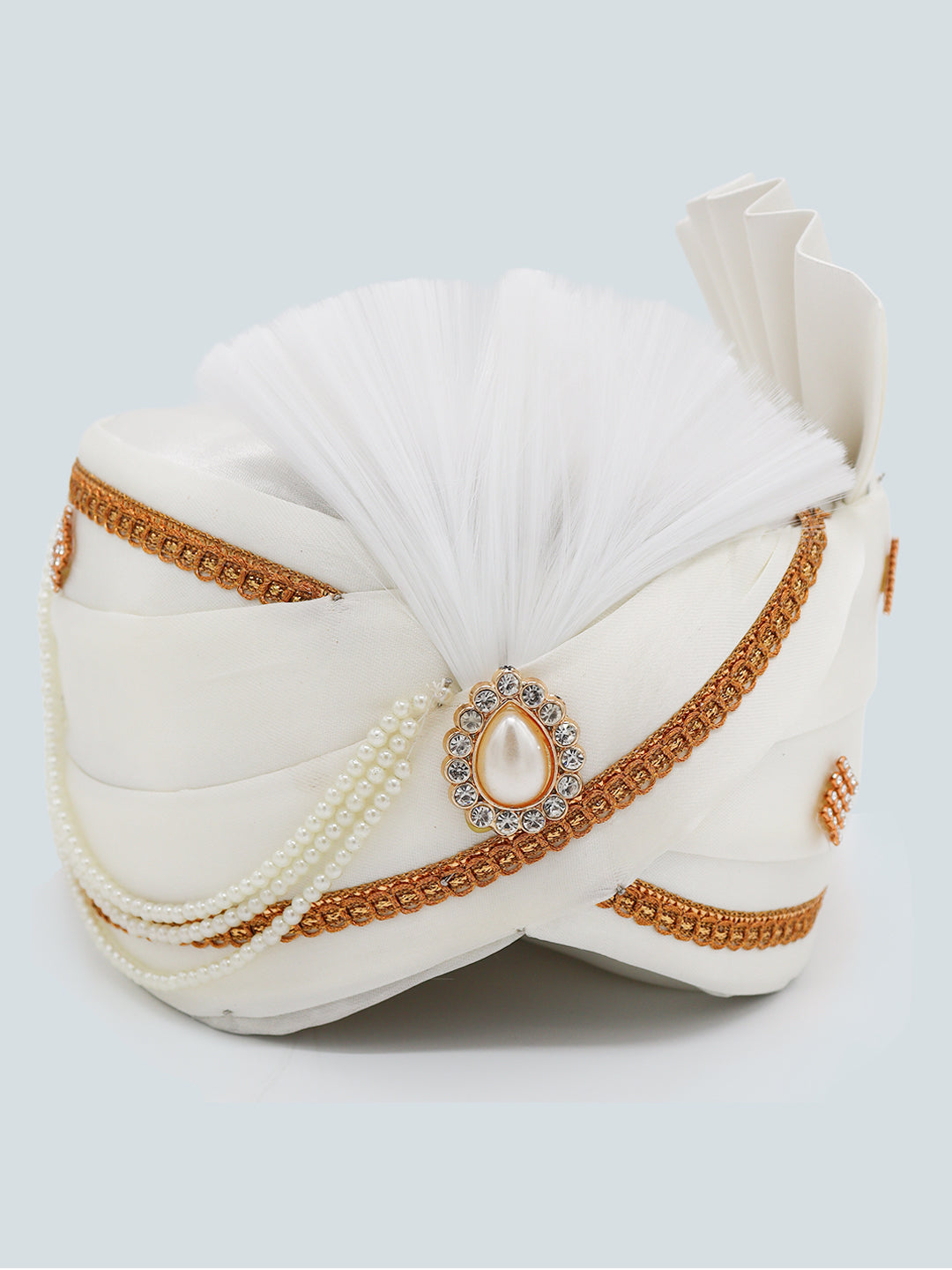 Traditional Silky Style Wedding Turban  - 116