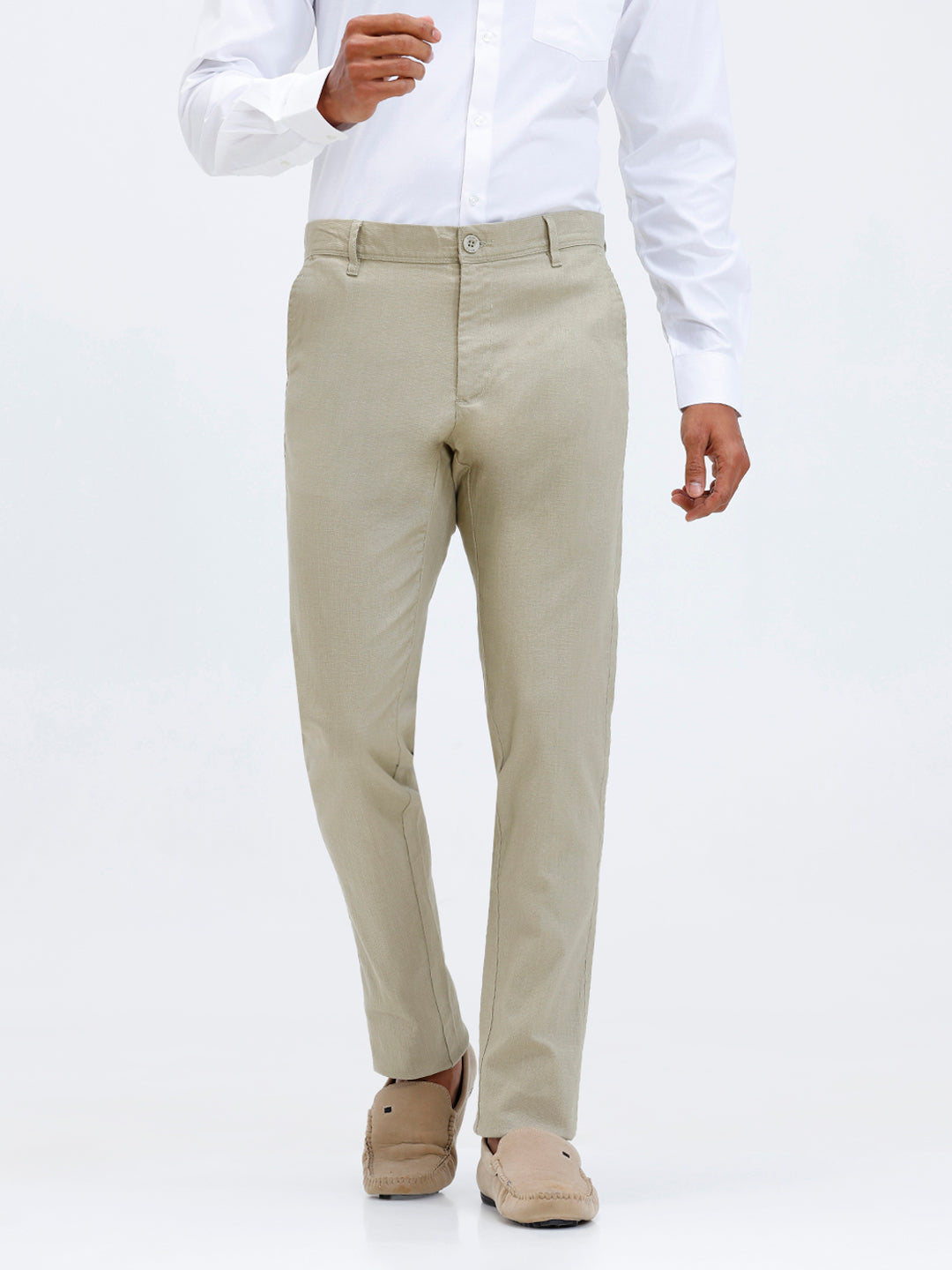 Mens Linen Cotton Full Sleeves Shirt and Pants Combo TR15505
