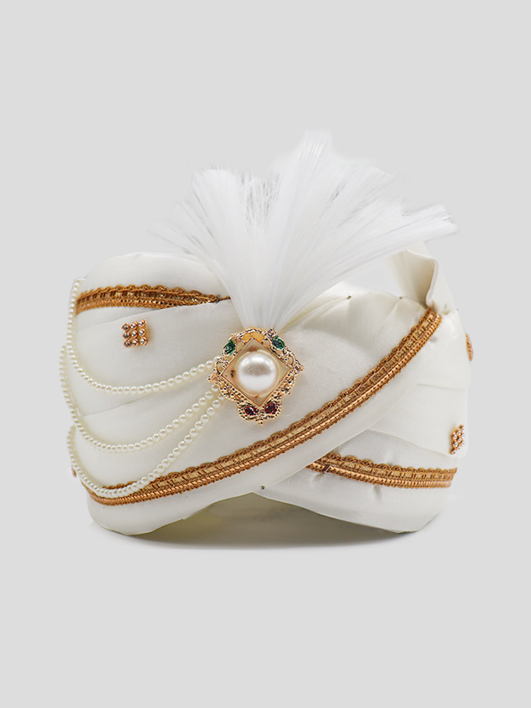 Traditional Silky Style Wedding Turban  - 87