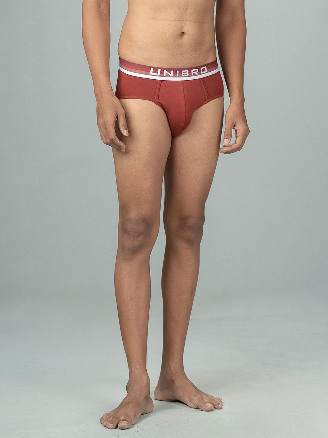 Men TENCEL™ Modal Micro Elastane Stretch Brief Maroon