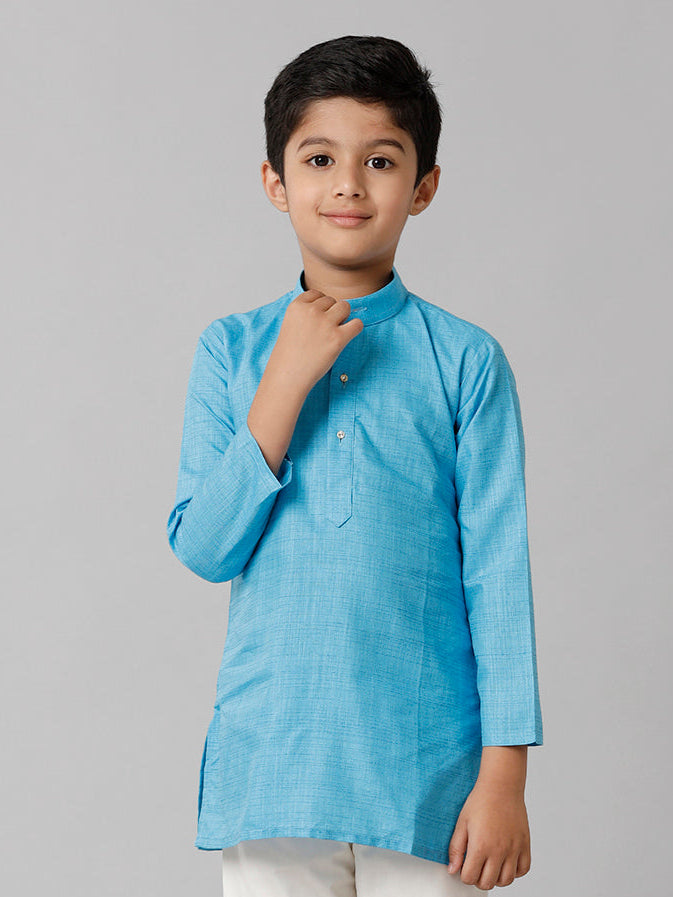 Boys Fantastic Kurtha Full Sleeves Blue FS4