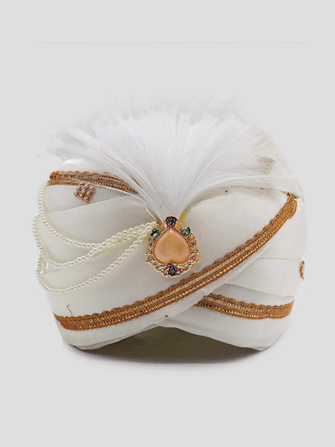 Traditional Silky Style Wedding Turban  - 86