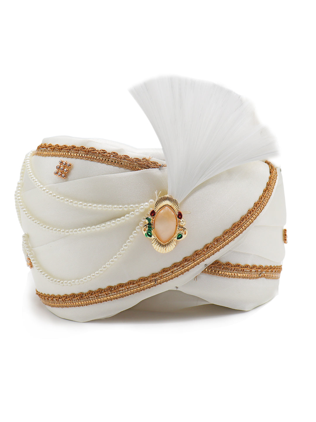 Traditional Silky Style Wedding Turban  - 90