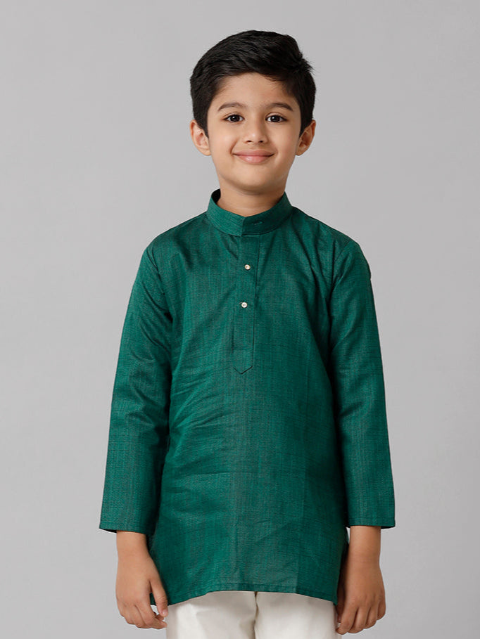 Boys Fantastic Kurtha Full Sleeves Green FS5