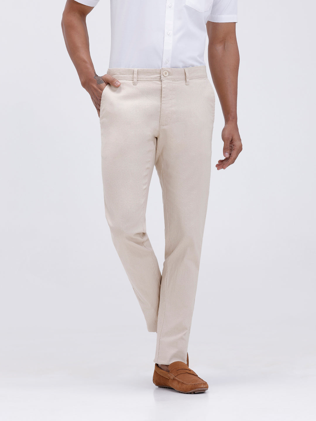 Mens Cotton Rich Half Sleeves Shirt and Pants Combo TR15501