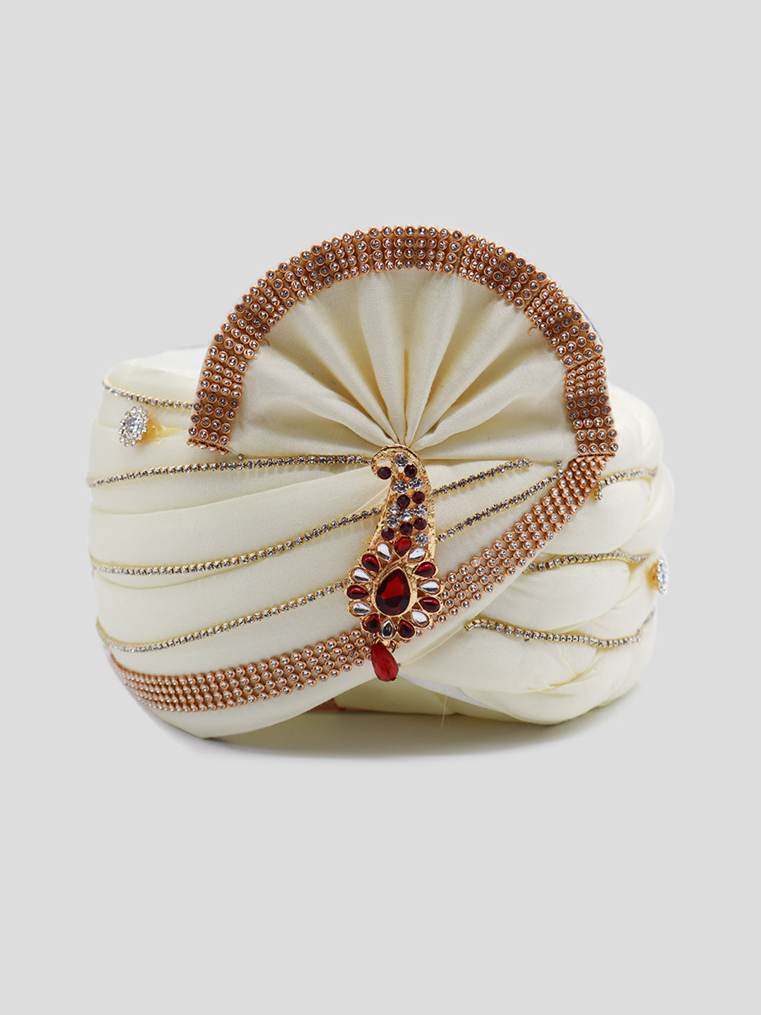 Traditional Silky Style Wedding Turban  - 84