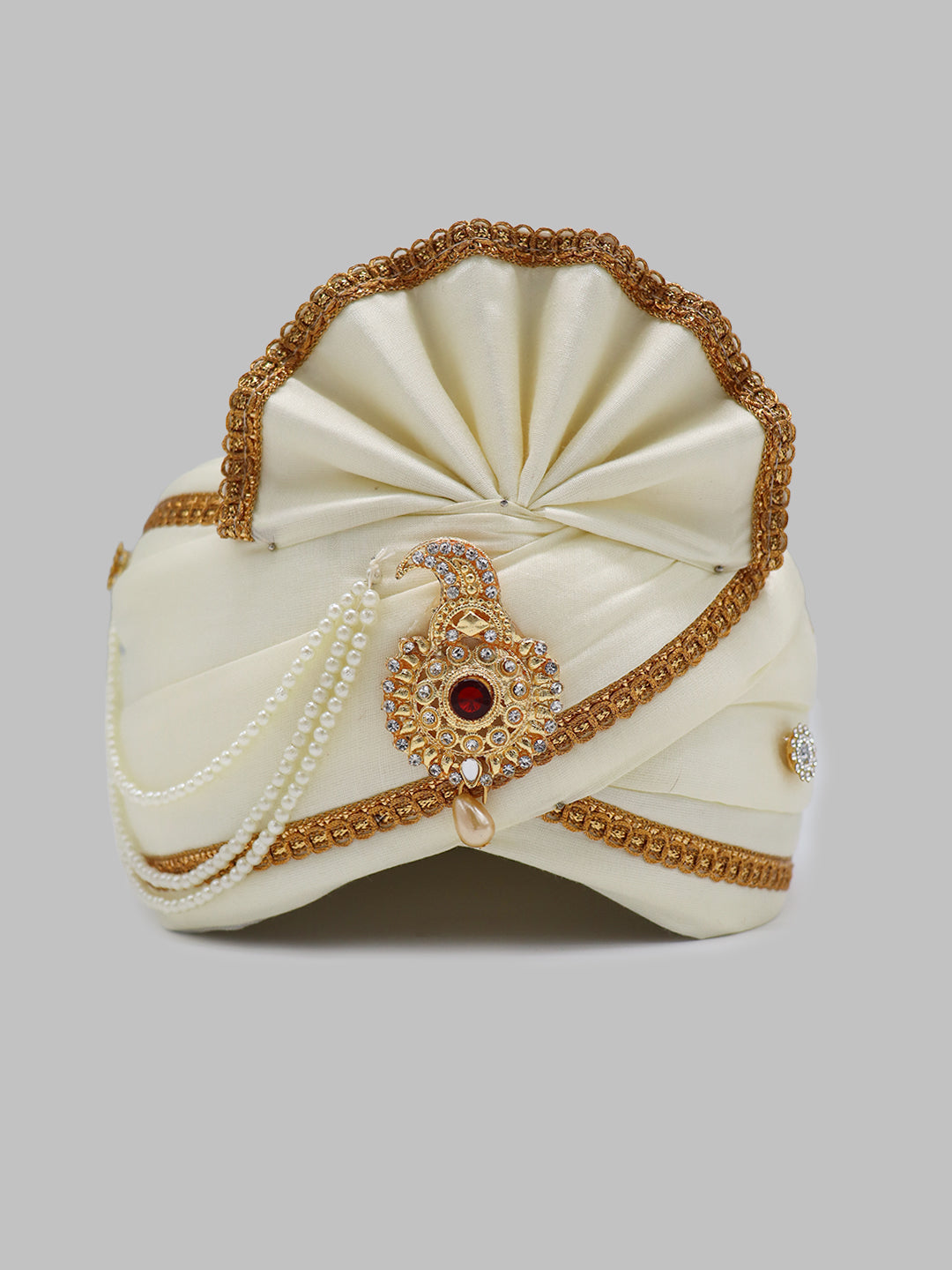 Traditional Silky Style Wedding Turban  - 92