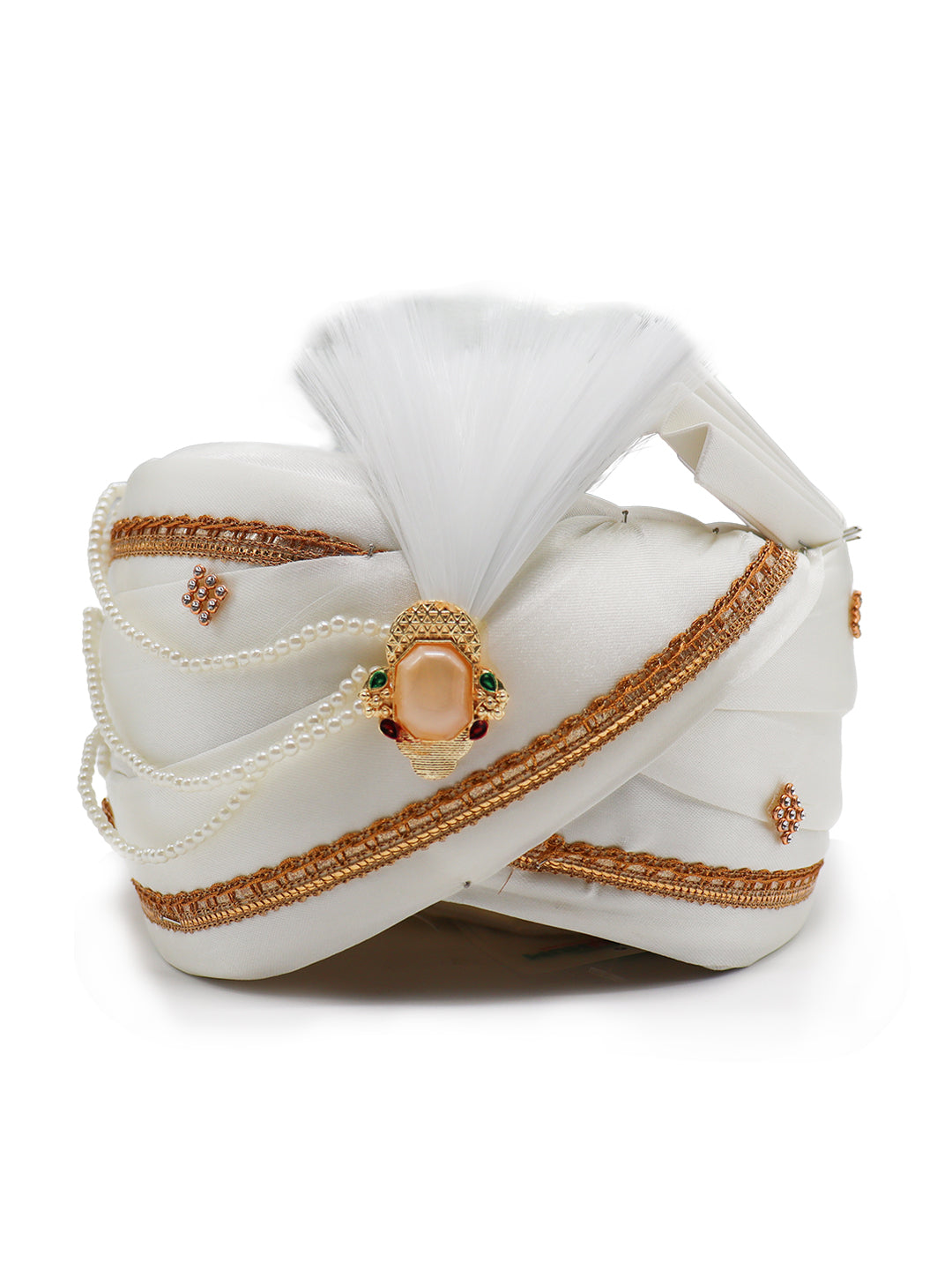 Traditional Silky Style Wedding Turban  - 91