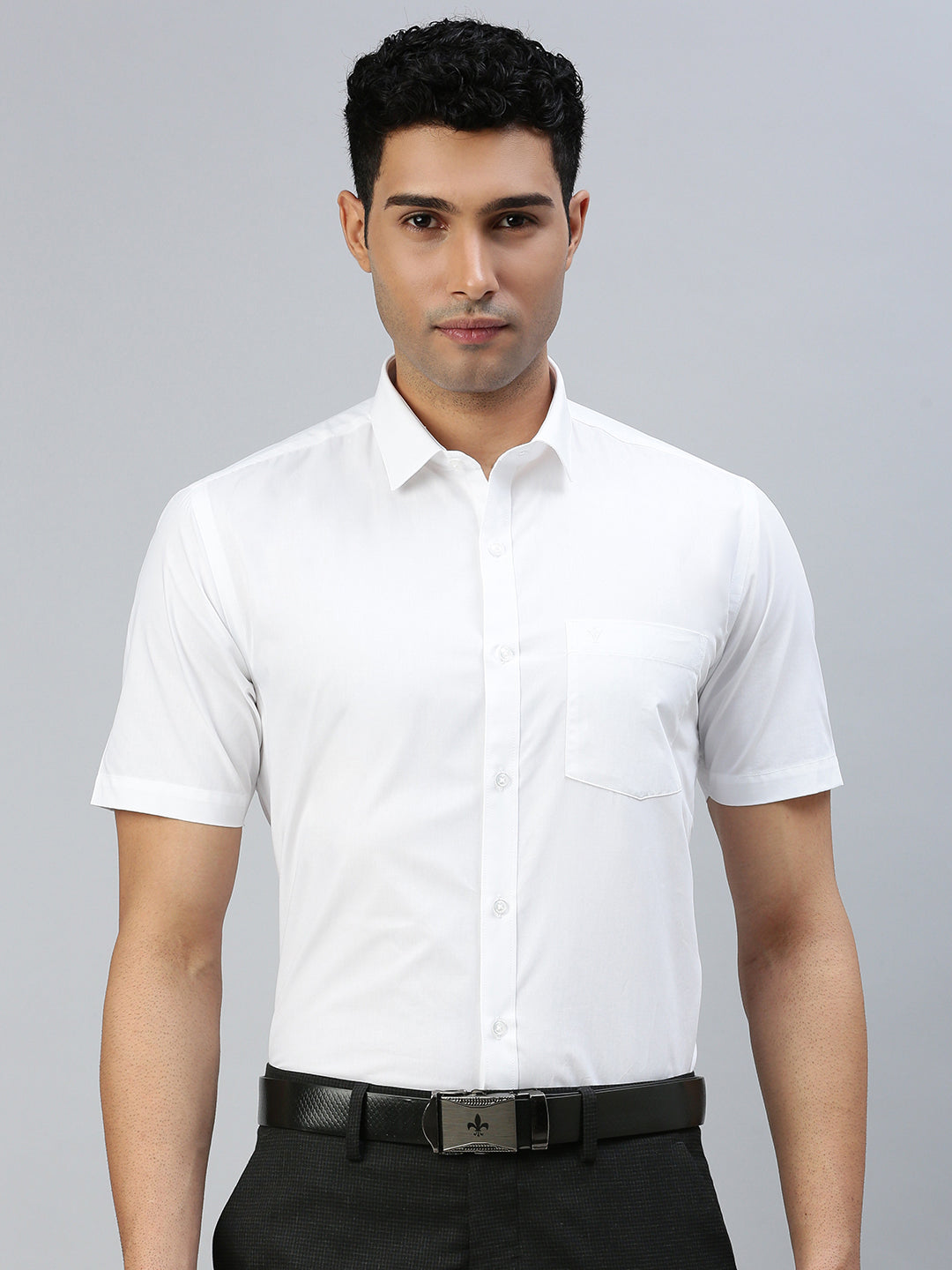 Mens Anti-Viral Cotton Care White Shirt