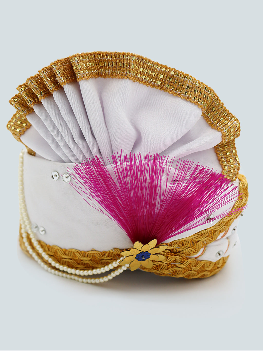 Traditional Silky Style Wedding Turban  - 115