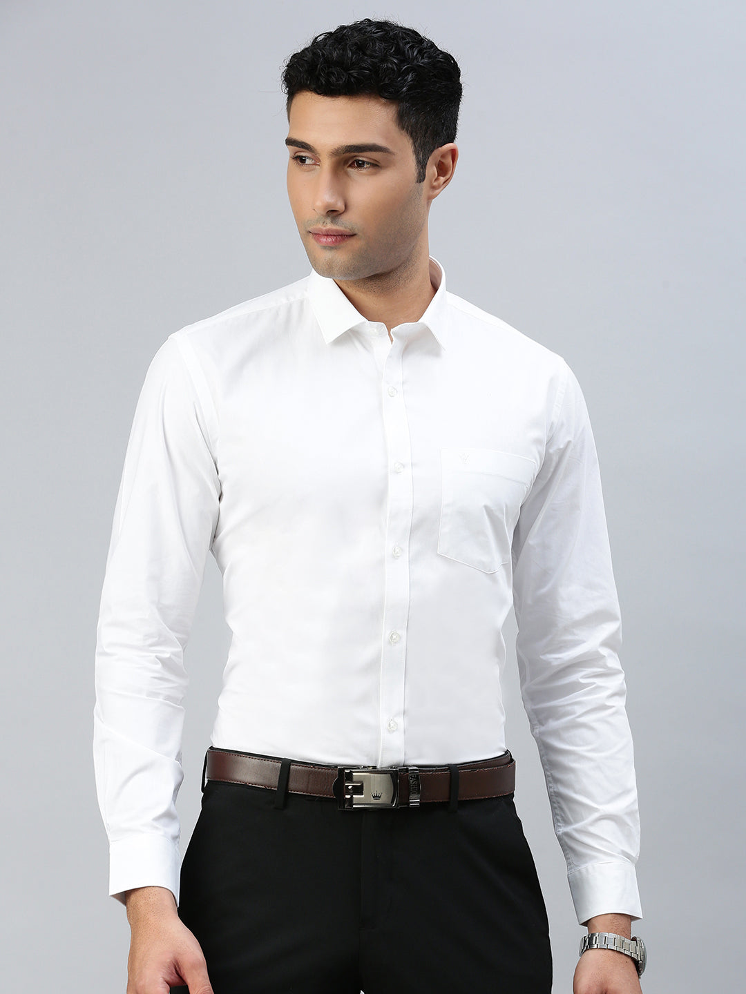 Mens Anti-Viral Cotton Care White Shirt