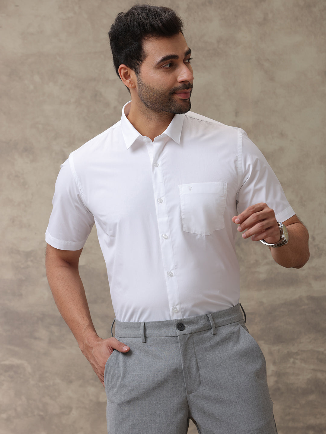 Mens Premium Pure Cotton White Shirt - Ultimate R5