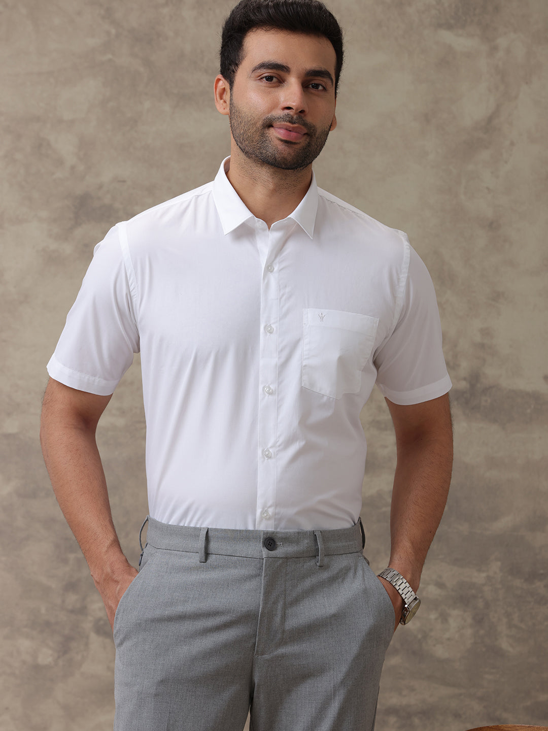 Mens Premium Pure Cotton White Shirt Ultimate R4