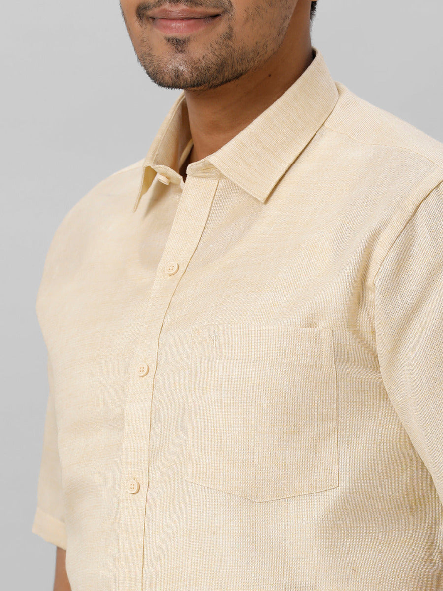 Mens Cotton Formal Shirt Half Sleeves Sandal T3 CV8-Zoom view