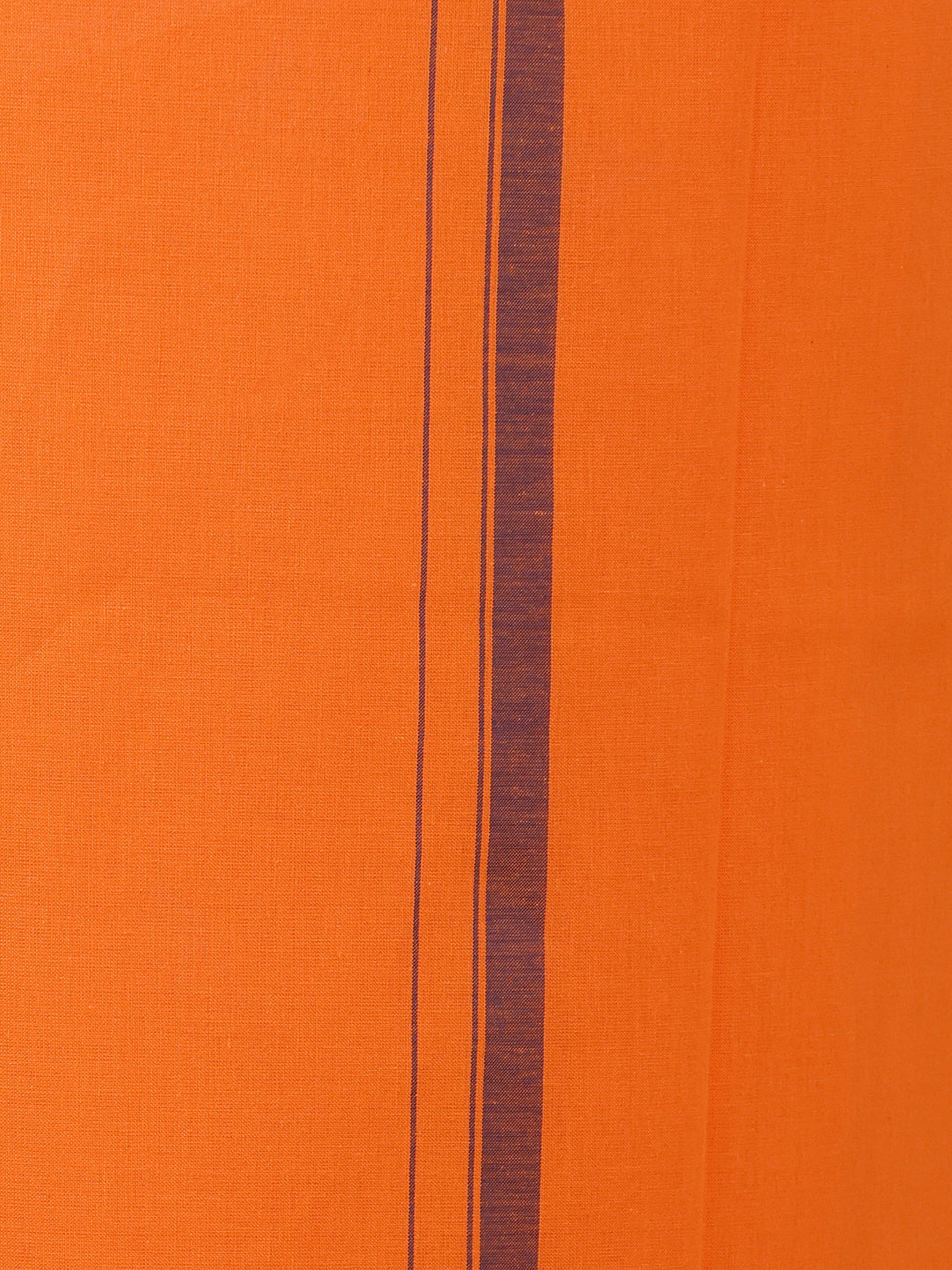 Mens Fancy Border Dhoti Orange Enrich Colour 16 (ORG)