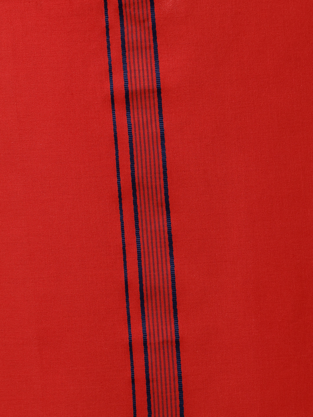 Men Fancy Border Dhoti Red Charming Line Colour 11