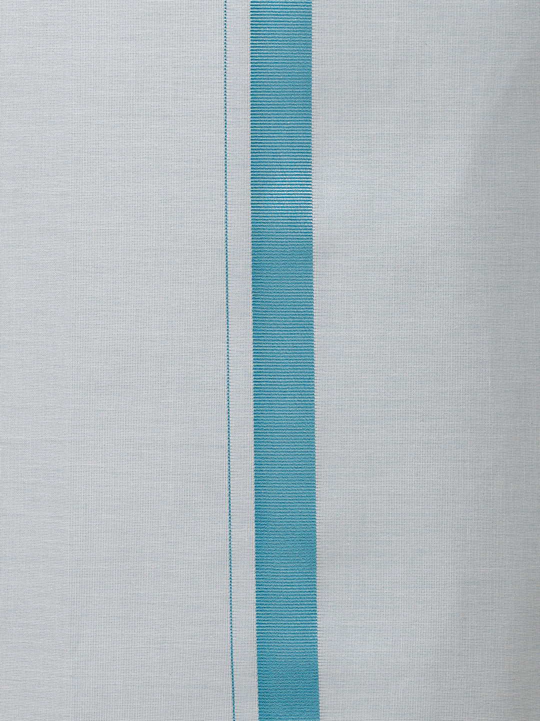 Mens Tissue Cyan Dhoti & Half Sleeves Shirt Set