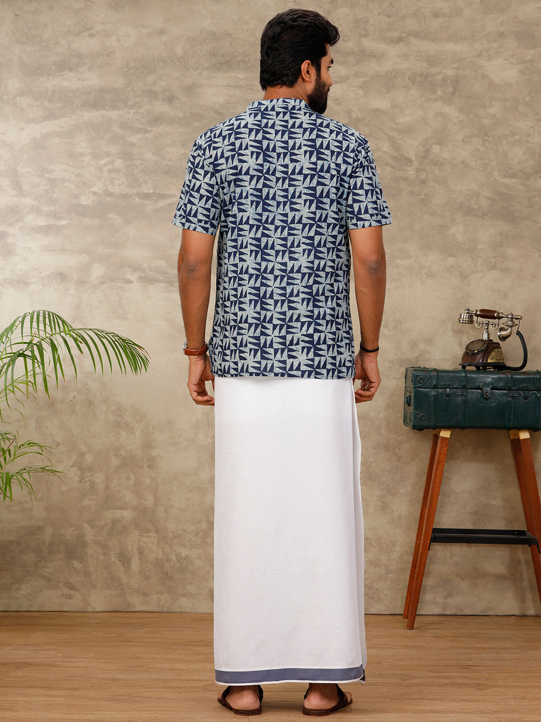 Men Single Dhoti with Matching Kurta Set OC16