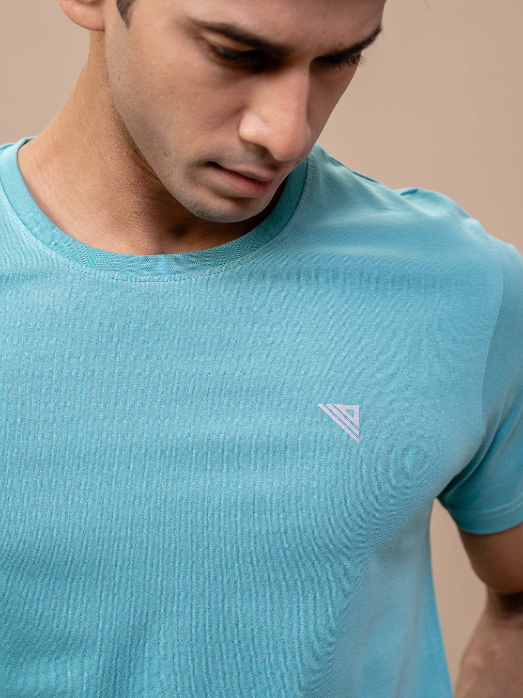 Men 100% Cotton Smart Fit Expert Tee Auqa ET26