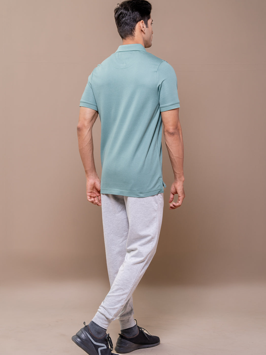 Men Cotton Rich Smart Fit Expert Polo T-Shirt Turq color EP25