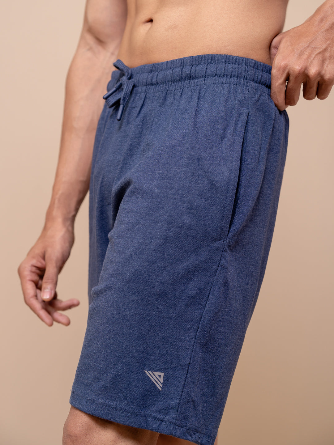 Men Combed Cotton Rich Expert Shorts Denim Blue ES10
