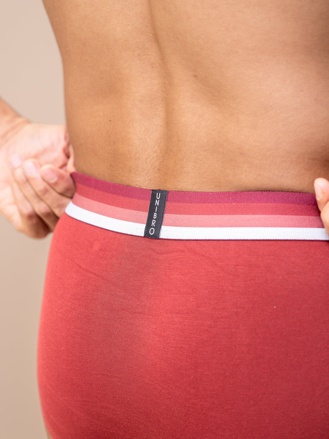 Men TENCEL™ Modal Micro Elastane Stretch Brief Maroon