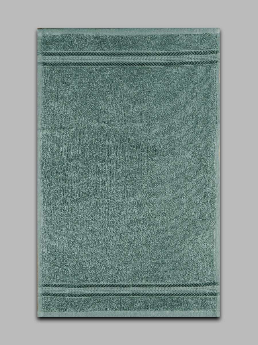 Premium Soft & Absorbent Green Terry Hand Towel HC4