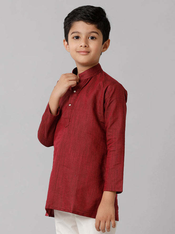 Boys Fantastic Kurtha Full Sleeves Maroon FS7