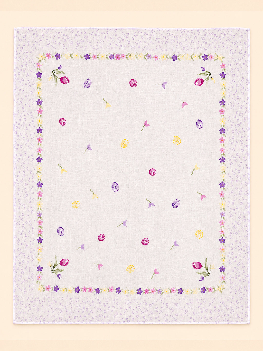 Women’s Assorted Color & Printed Cotton Handkerchief(Pack of 6)
