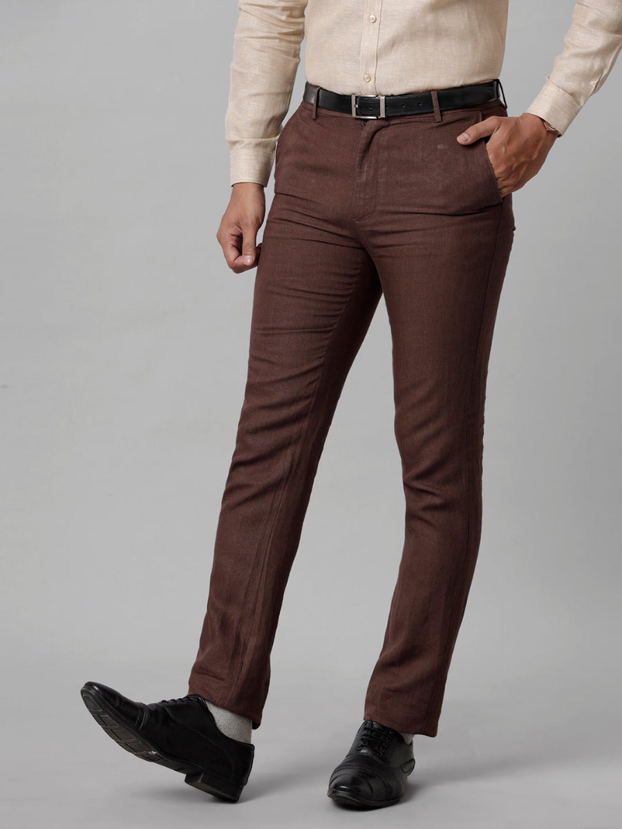 Jeans & Pants | Brand New Brown Colour Men's Formal Pant | Freeup
