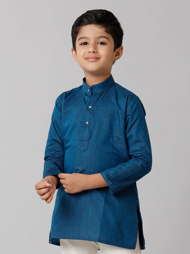 Boys Fantastic Kurtha Full Sleeves Blue FS8