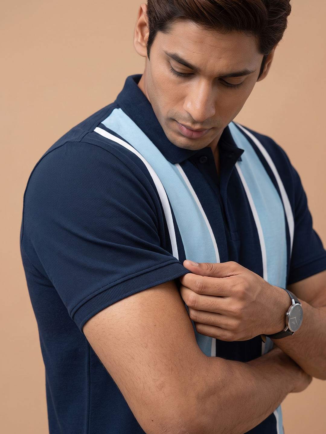 Smart Fit Exclusive Striped Polo T-Shirt Airy ED18