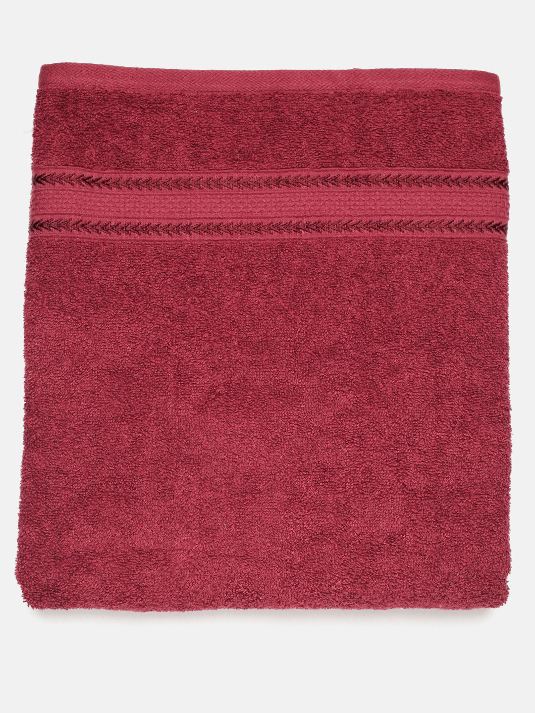 Premium Soft & Absorbent Rumba Red Terry Bath Towel