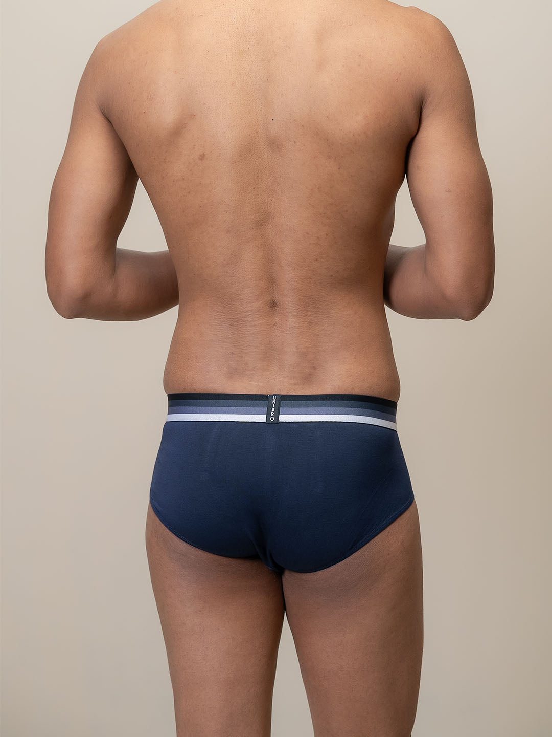 Men TENCEL™ Modal Micro Elastane Stretch Brief Navy