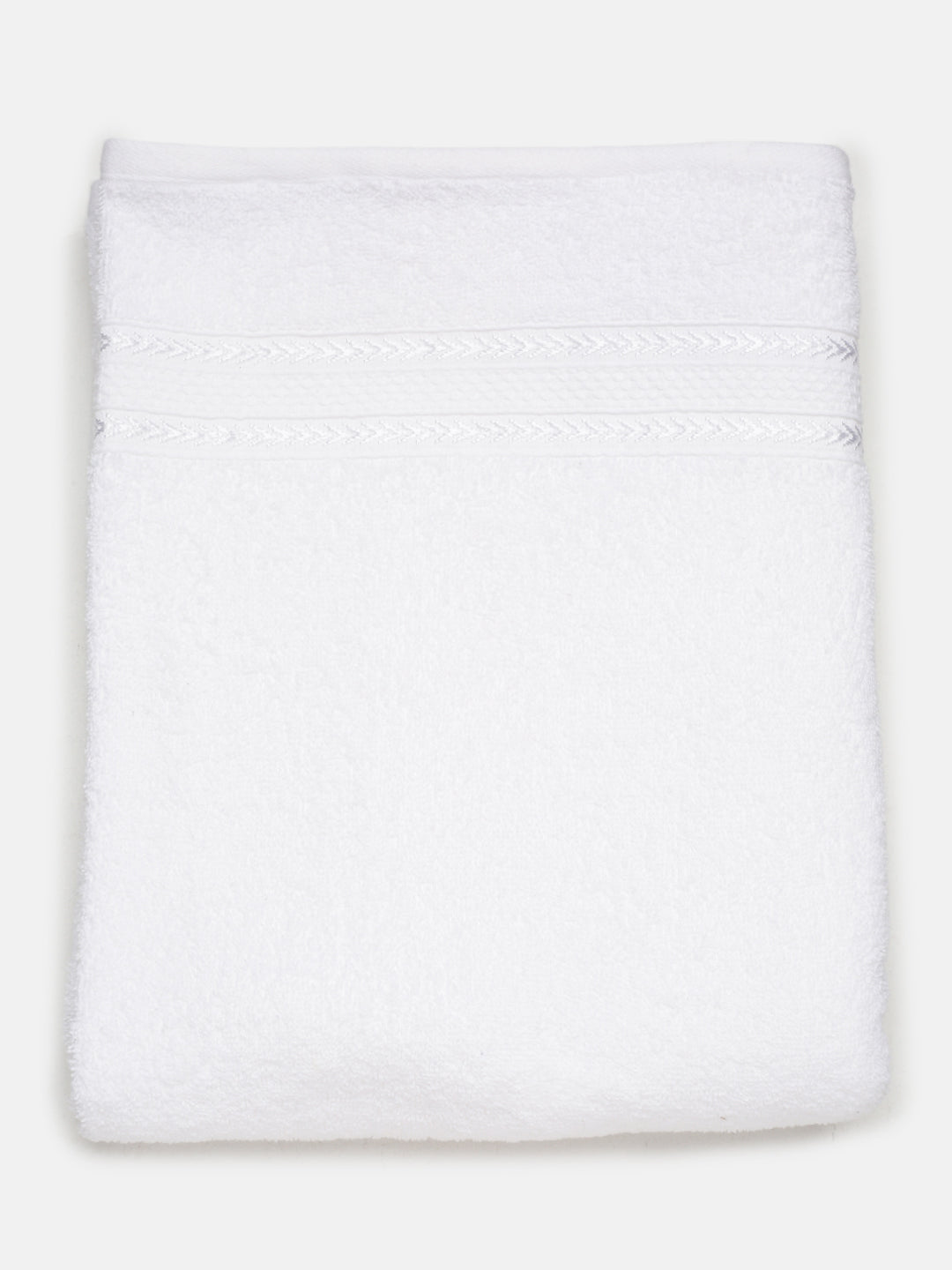 Premium Soft & Absorbent White Terry Bath Towel