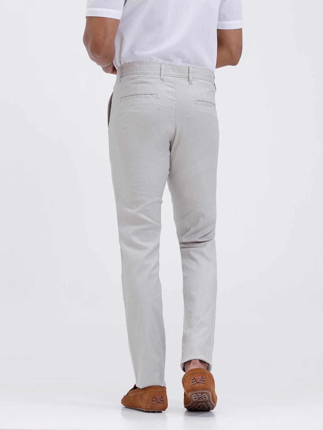 Mens Cotton Half Sleeves Shirt and Linen Cotton Pants Combo TR15503