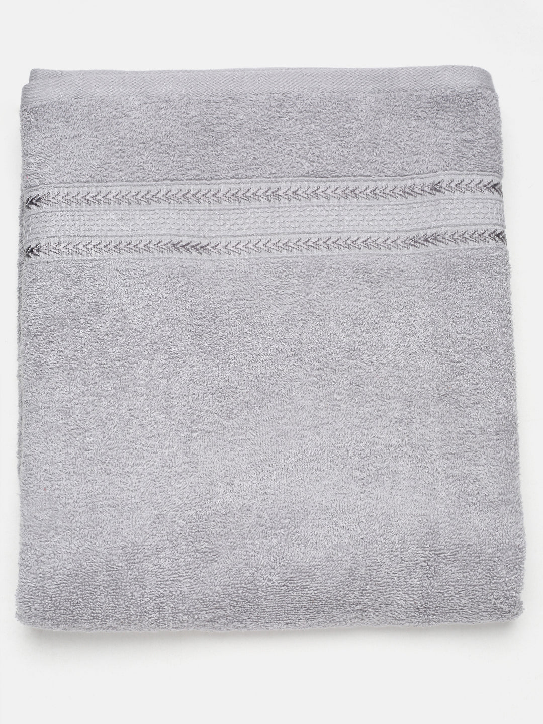 Premium Soft & Absorbent Silver Grey Terry Bath Towel