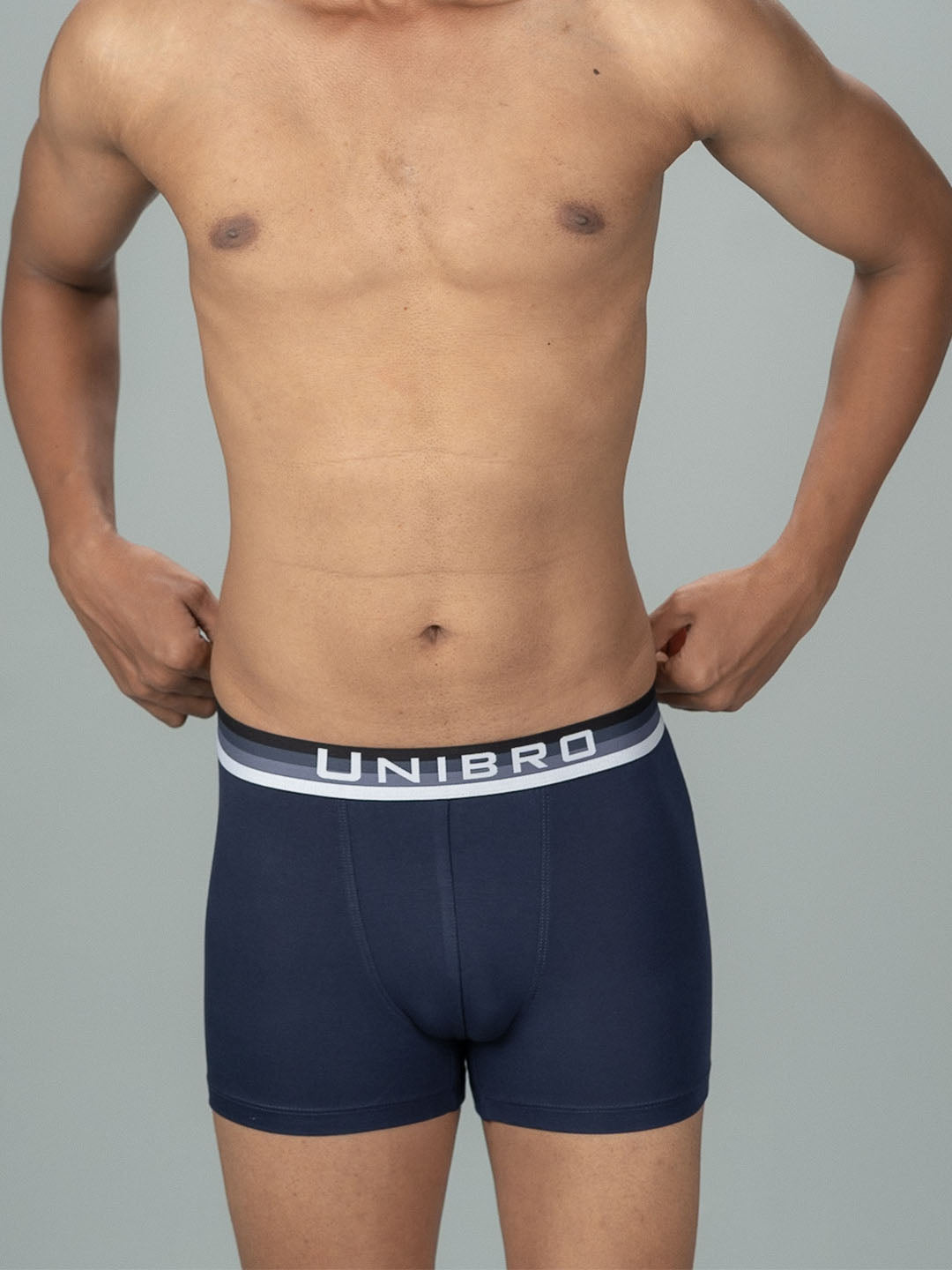 Men TENCEL™ Modal Micro Elastane Stretch Trunk Navy
