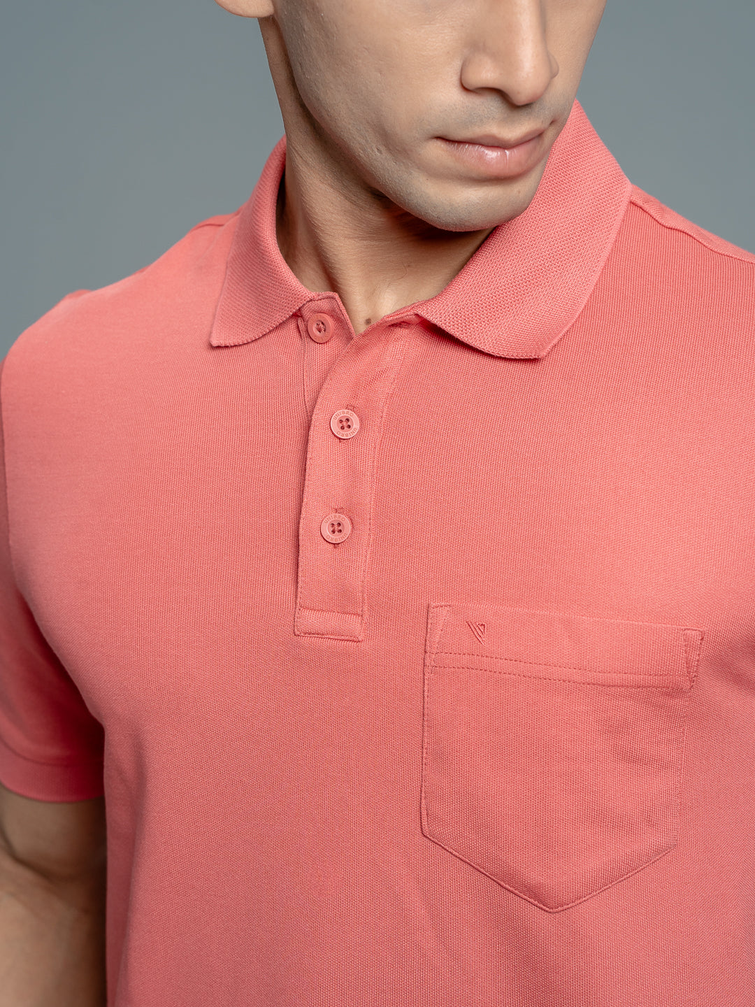 Men Cotton Rich Smart Fit Expert Polo T-Shirt Red EP21