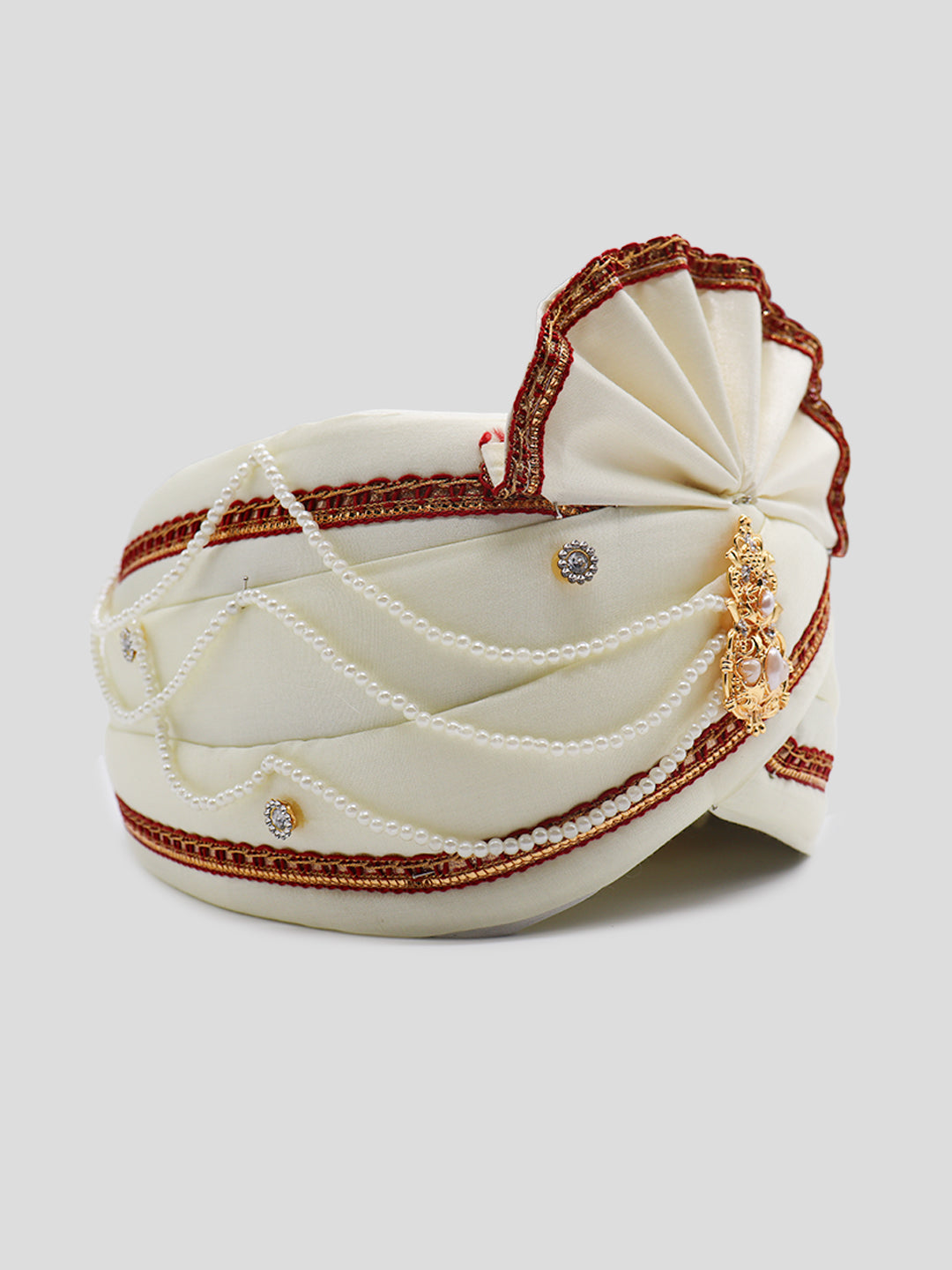 Traditional Silky Style Wedding Turban  - 80