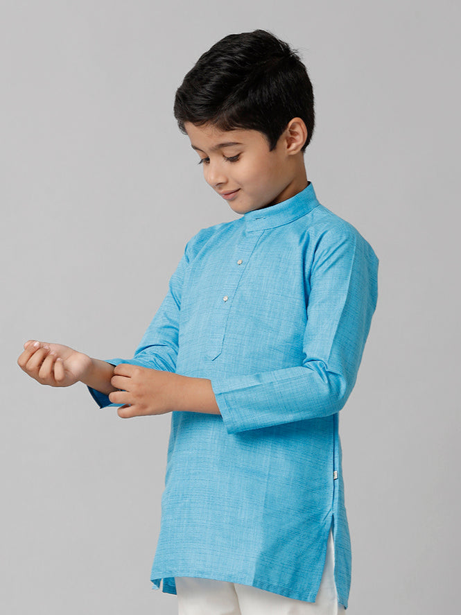 Boys Fantastic Kurtha Full Sleeves Blue FS4