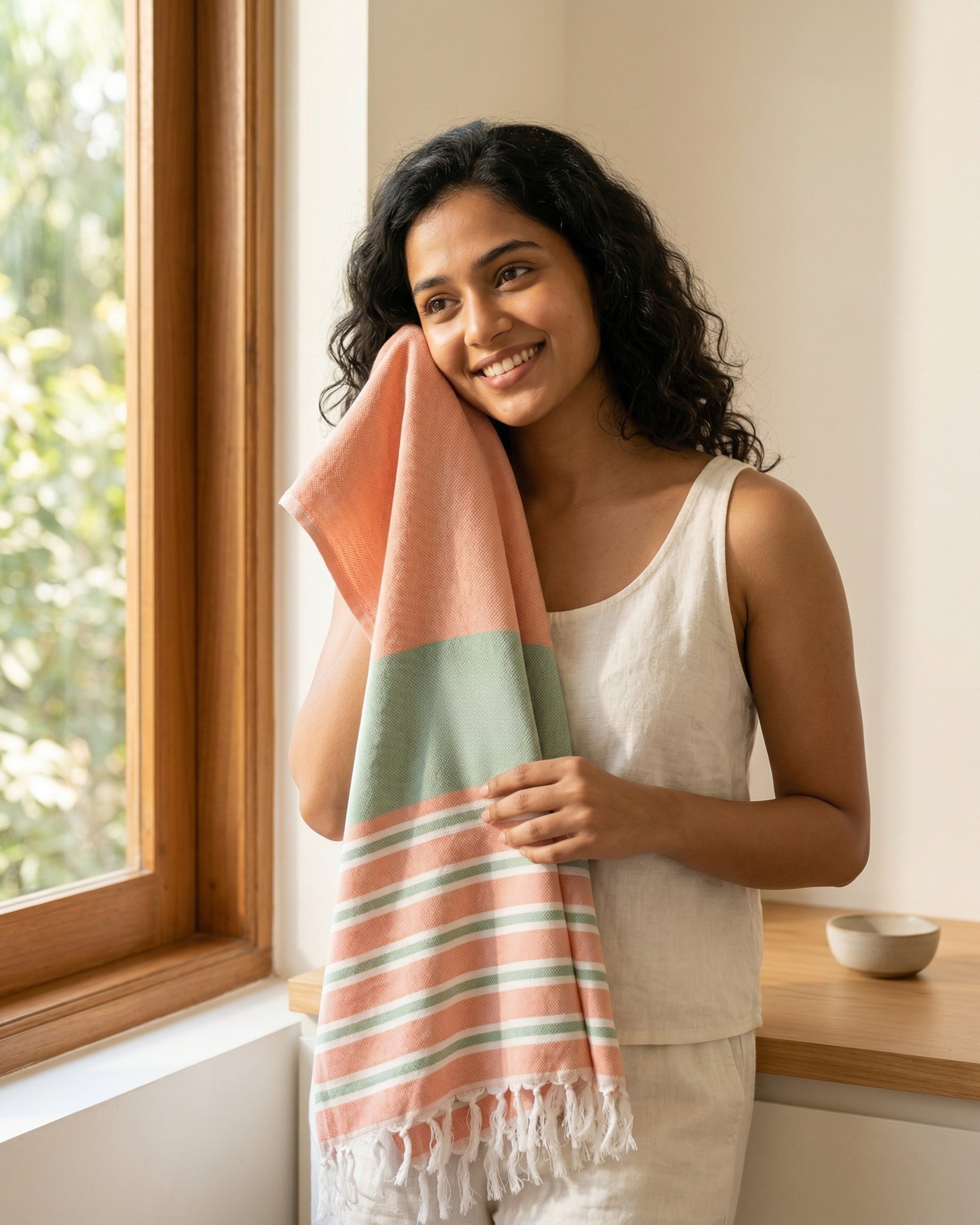 Premium Bamboo Bath Towel – Hypoallergenic with Towel Bag | UPF 50+ UV-Treated Fabric, 98% Protection