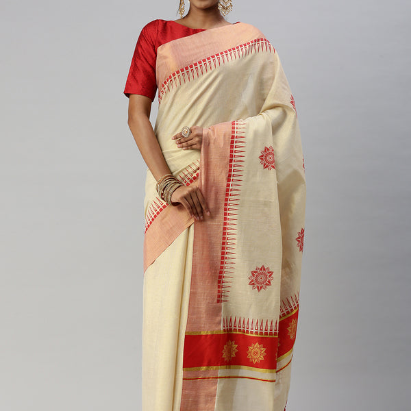 Buy Pink Sarees for Women by Ramraj Cotton Online | Ajio.com