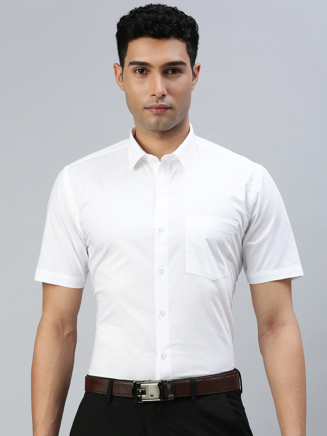 Men 100% Cotton White Shirt Award